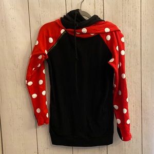 Cute double hoodie sweatshirt!